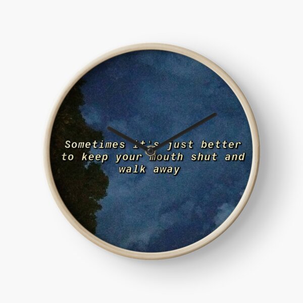 No Words Clock