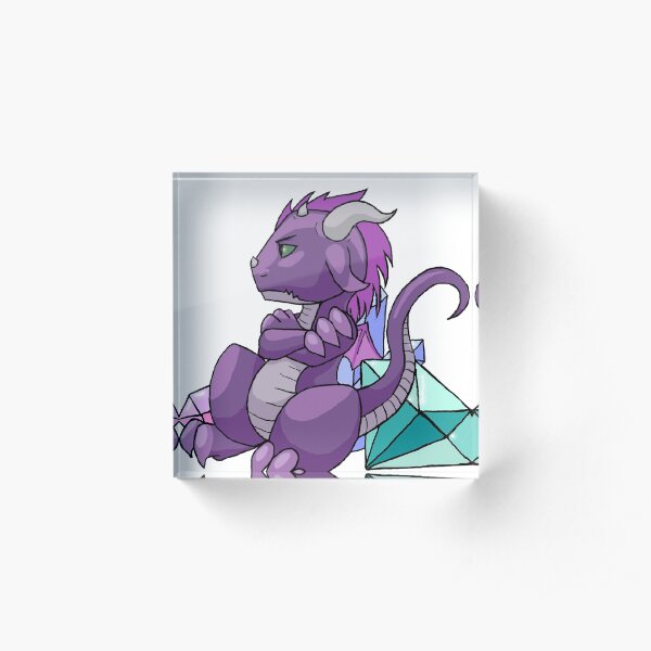 Chibi Tyson from Minerva Howe's Dragon Hoard series Acrylic Block