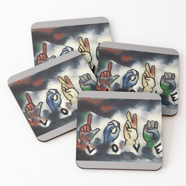 Item preview, ASL There's LOVE in Those Fingers designed and sold by EloiseArt.