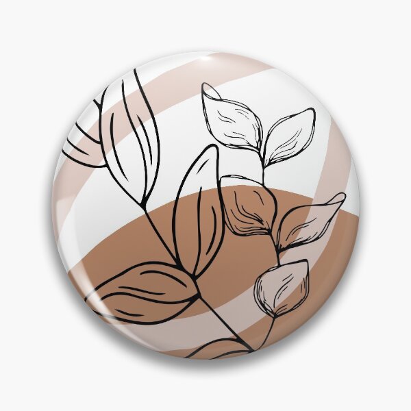 Item preview, Bohemian leaves with aesthetic neutral colors designed and sold by Doucheka.