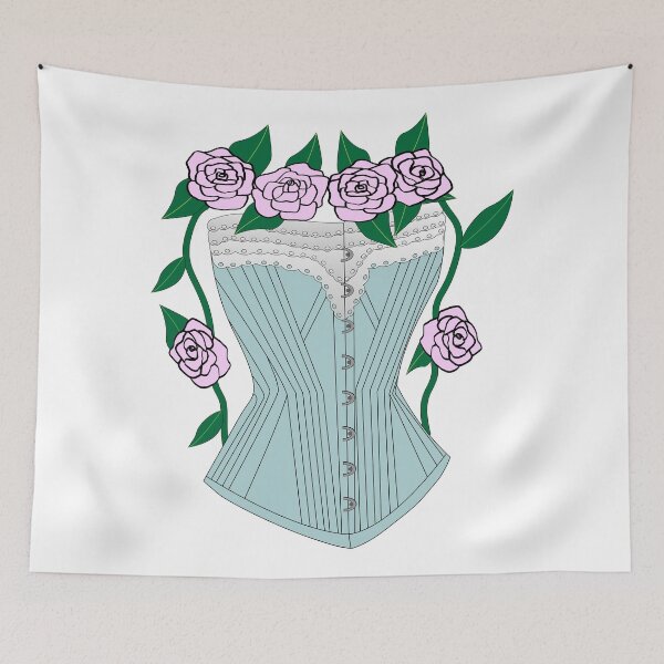 Item preview, Corset and Flowers designed and sold by Sketchbrooke.