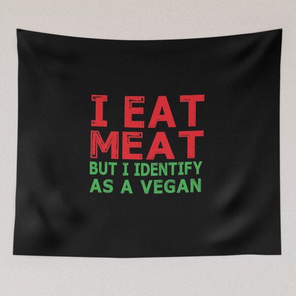 Item preview, I Eat Meat But I Identify As A Vegan Vintage designed and sold by FordLixBe.