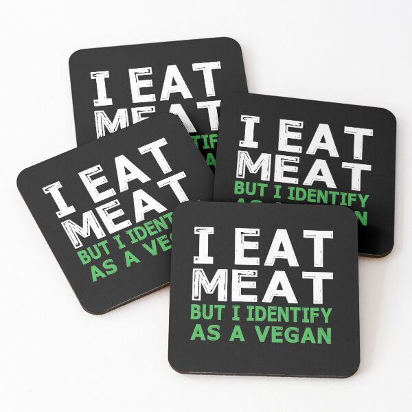 Item preview, I Eat Meat But I Identify As A Vegan designed and sold by FordLixBe.