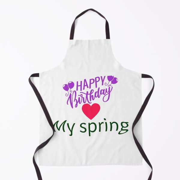 Item preview, Happy Birthday My Spring designed and sold by MstyleSun.