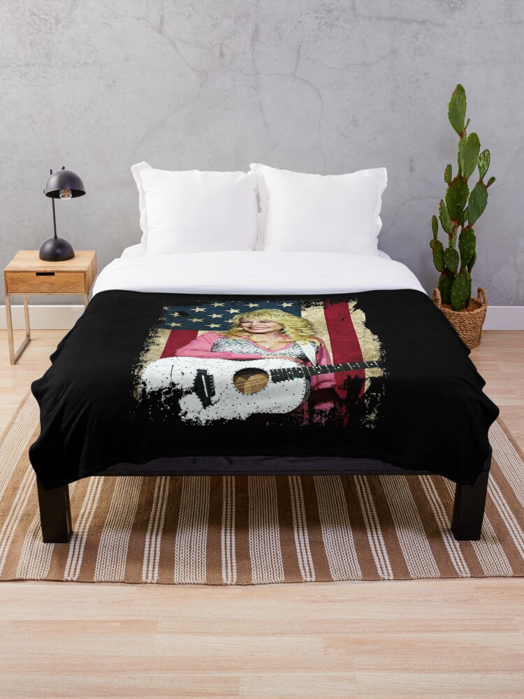 Details about   Dolly Parton America Country Music Singer Fleece Blanket 