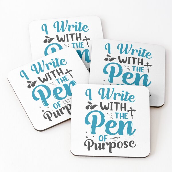 Item preview, I Write With The Pen Of Purpose designed and sold by Neurodivergent Gals.