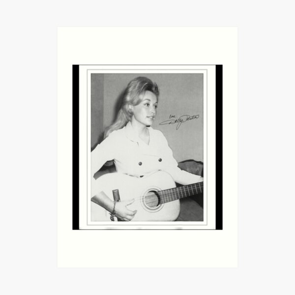 Retro Dolly Parton's Young Gifts Art Print