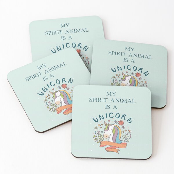 Item preview, My spirit animal is a unicorn designed and sold by della95.