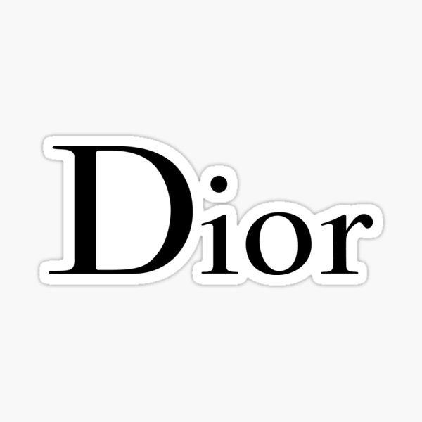 Article à logo noir Sticker