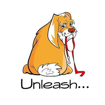 Artwork thumbnail, Dog Unleash by RaaVeeDesign