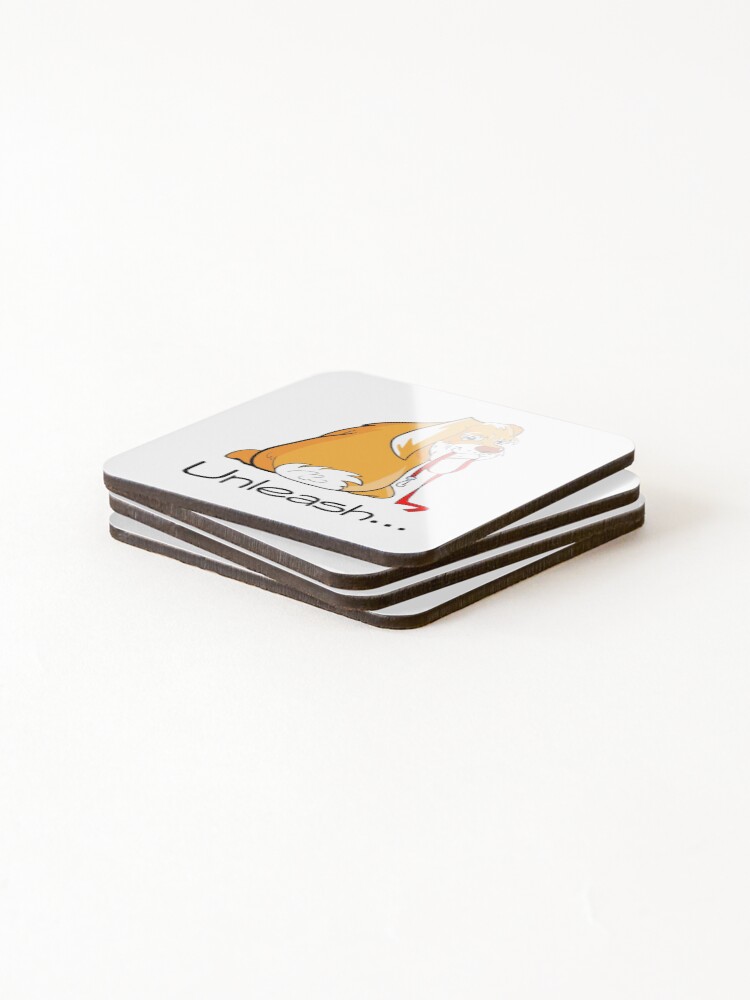 Thumbnail 4 of 5, Coasters (Set of 4), Dog Unleash designed and sold by RaaVeeDesign.