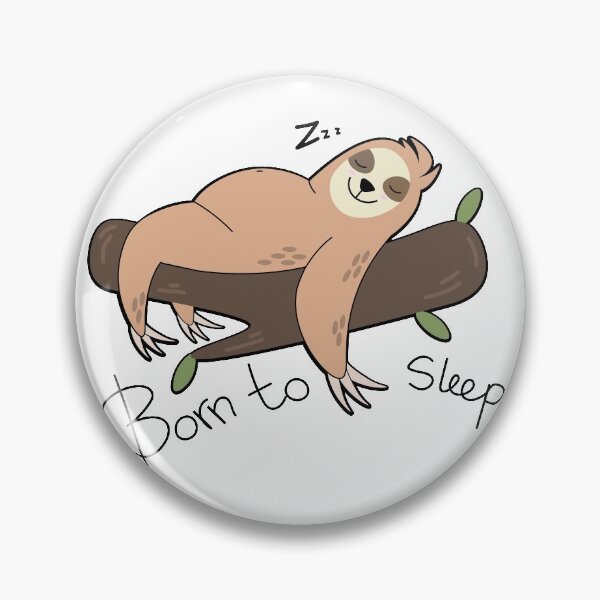 Item preview, lazy sloth sleep designed and sold by Karro-Art.