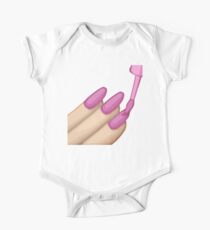 Nail Polish Emoji One Piece - Short Sleeve