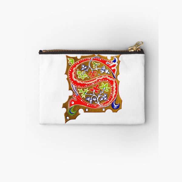 Item preview, Medieval Hand Painted illuminated Letter S  designed and sold by StickerArtwork.
