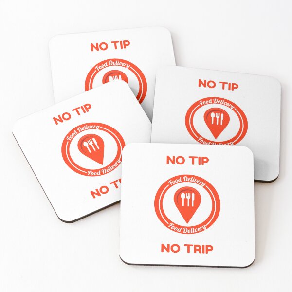 Item preview, No Tip No Trip Food Delivery 2 designed and sold by CourierCorner.