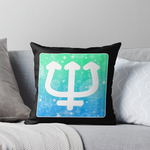 Item preview, Neptune Planet Symbol Square Monogram designed and sold by Bumblefuzzies.
