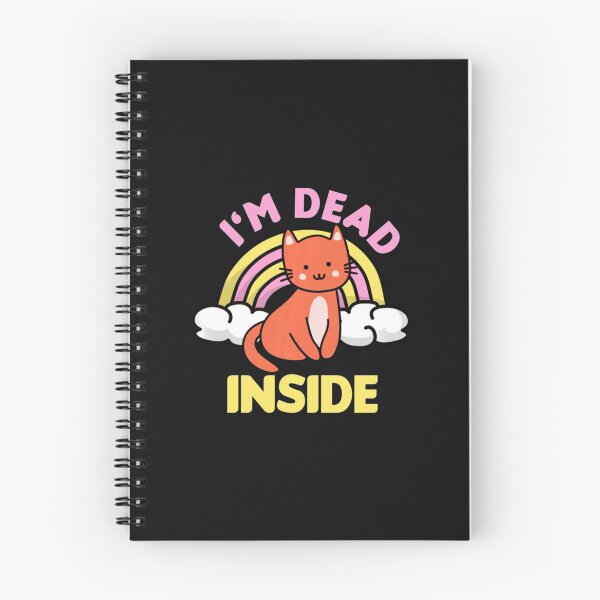 Item preview, Im Dead Inside Cat And Rainbow Happy Sarcastic designed and sold by Konlasa.