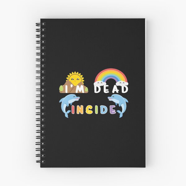 Item preview, Sarcastic Dolphin Rainbow Sun Im Dead Inside designed and sold by Konmexin.