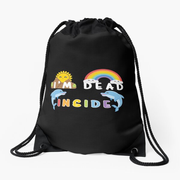 Item preview, Sarcastic Dolphin Rainbow Sun Im Dead Inside designed and sold by Konmexin.