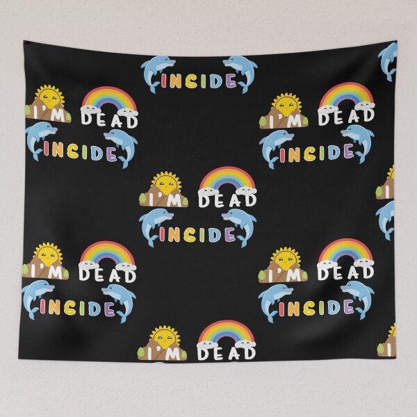 Item preview, Sarcastic Dolphin Rainbow Sun Im Dead Inside designed and sold by Konmexin.