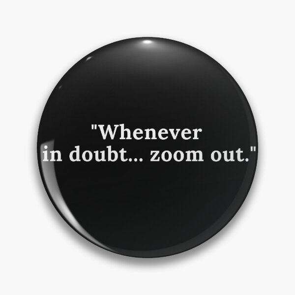 Item preview, Whenever in doubt zoom out designed and sold by HassanDesigns.