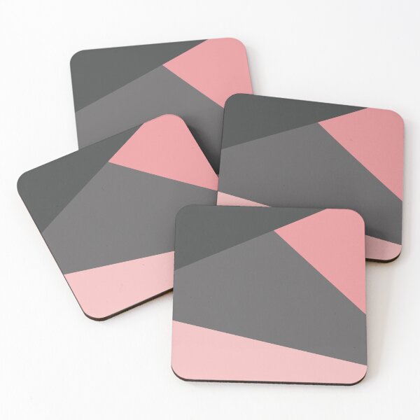 Item preview, Minimal Pink And Gray Triangles designed and sold by Little Idiot.