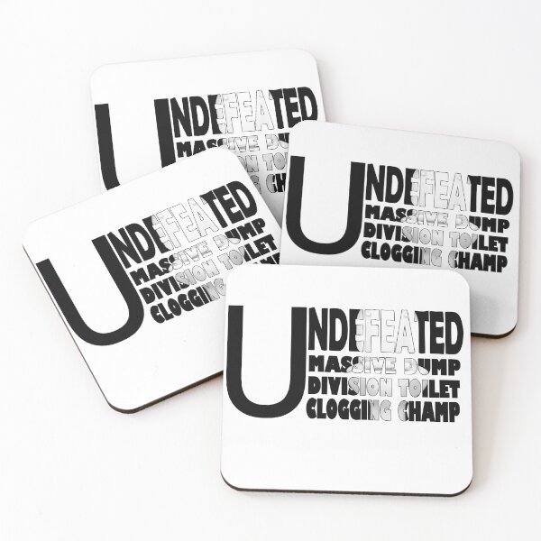 Item preview, Undefeated Massive Dump Division Toilet Clogging Champ designed and sold by Han Zo.