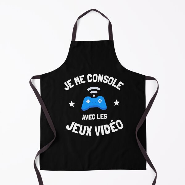 Aperçu de l'œuvre Je me console avec jeux video gamer humour geek créée et vendue par joozybart.
