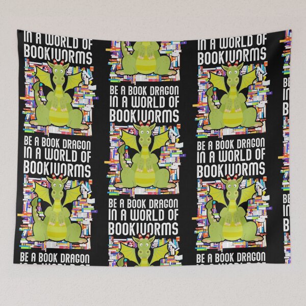 Item preview, In A World Of Bookworms Be A Book Dragon Book Lover I8 designed and sold by Konlasa.