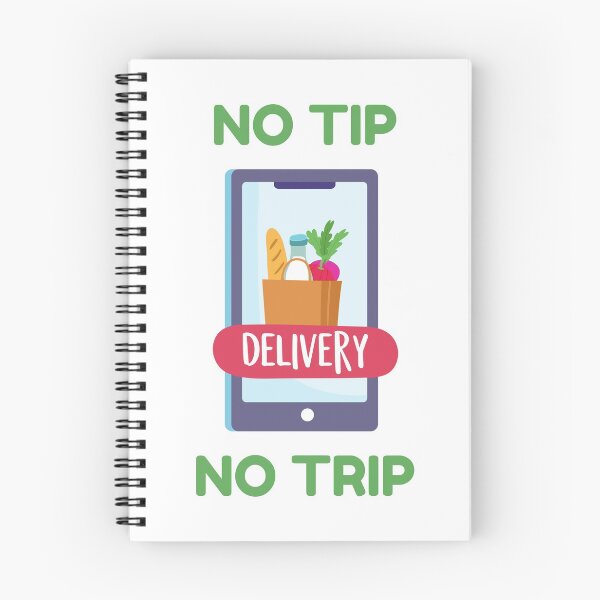 Item preview, No Tip No Trip Grocery Delivery designed and sold by CourierCorner.
