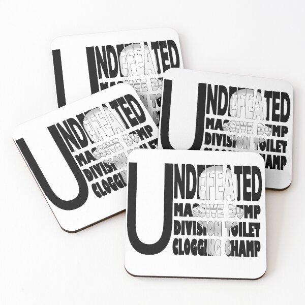 Item preview, Undefeated Massive Dump Division Toilet Clogging Champ designed and sold by Han Zo.