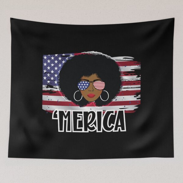 Item preview, Woman tee Afro American T-Shirt Afro American Girl T-Shirt designed and sold by FloresClifton.