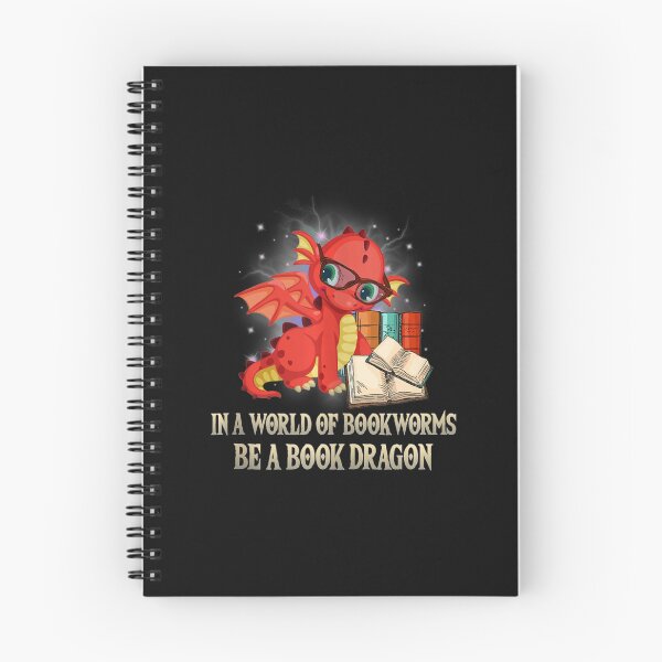 Item preview, In A World Of Bookworms Be A Book Dragon Dragon Book designed and sold by Konlasa.