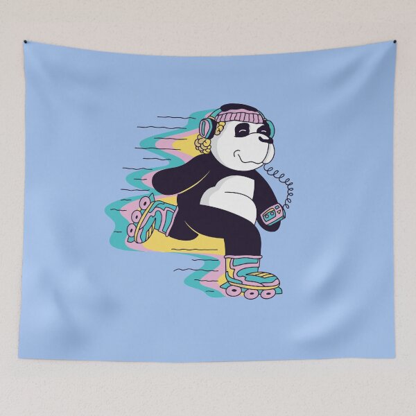 Item preview, Panda bear roller skater designed and sold by DerSenat.