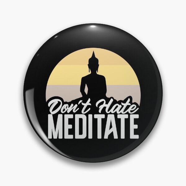 Item preview, don't hate meditate designed and sold by Studio  Six.