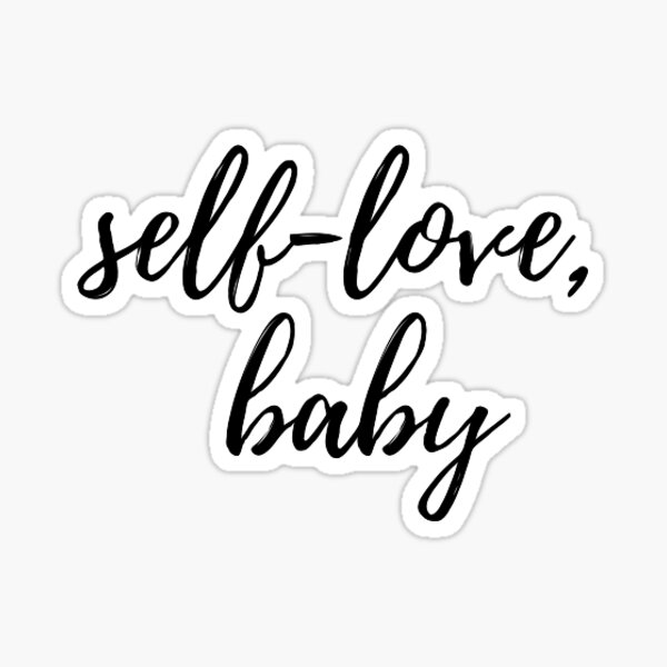 Item preview, Self-love, baby Sticker designed and sold by Valista.