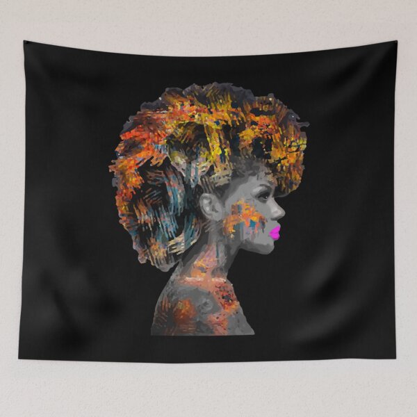Item preview, Afro Hair T-Shirt Afro Girl designed and sold by FloresClifton.