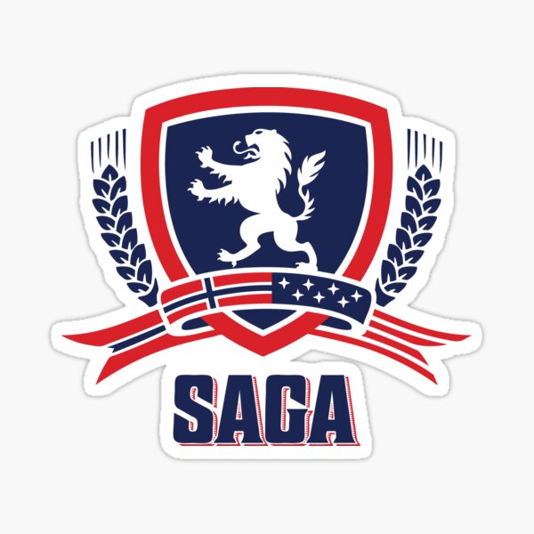 SAGA Official Merchandise Sticker
