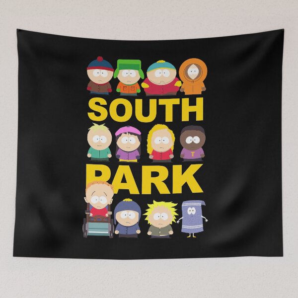 Item preview, Text color south art park Trey Parker gift for fans designed and sold by Konimeart95.