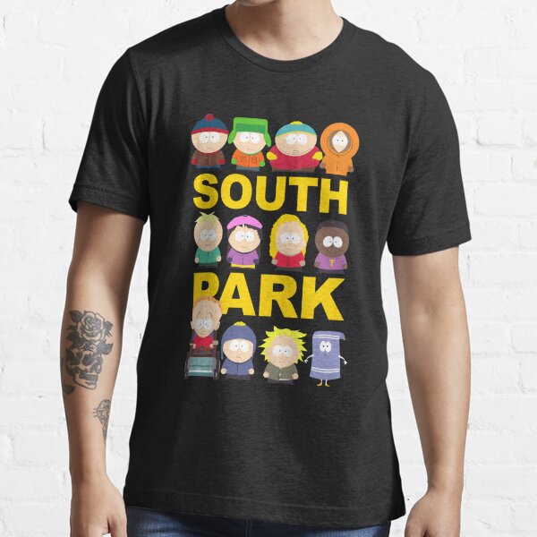 T Shirt Men Color block (South Park)