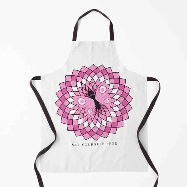 Item preview, Butterfly Mandala Pink Design Set Yourself Free designed and sold by Marguerite Faure.