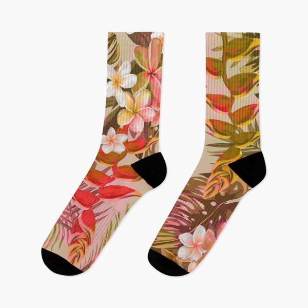 Item preview, Pretty Painted Leaf and Flower Pattern designed and sold by WOW TeesAndThings.