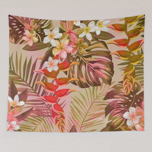 Item preview, Pretty Painted Leaf and Flower Pattern designed and sold by WOW TeesAndThings.