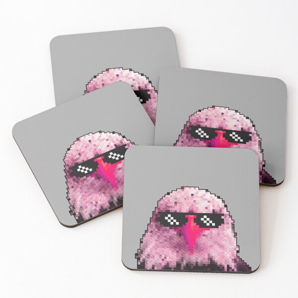 Item preview, Eagle with sunglasses pixel retro bird designed and sold by emm-j.