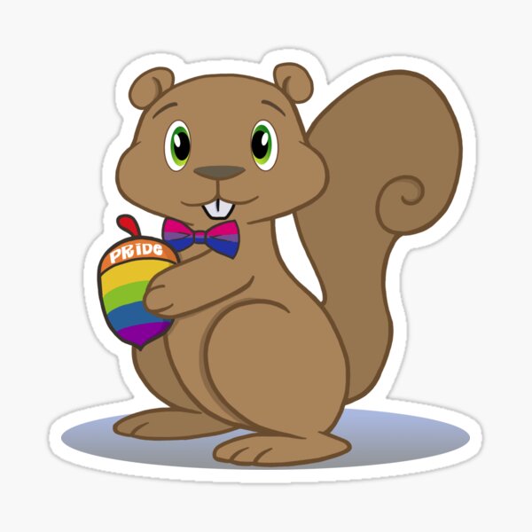 Pride Squirrel Sticker