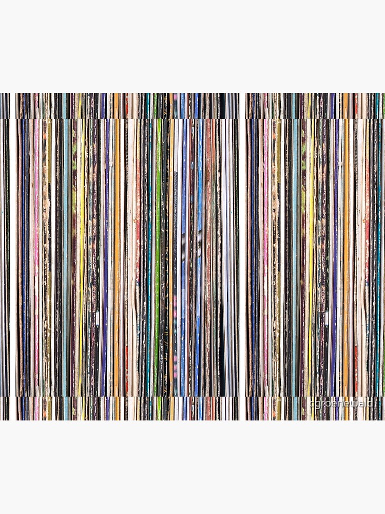 Classic Vinyl Records Print Shower Curtain