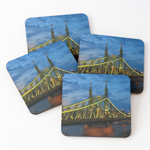 Item preview, Liberty Bridge at night, Budapest, Hungary  designed and sold by FranWest.