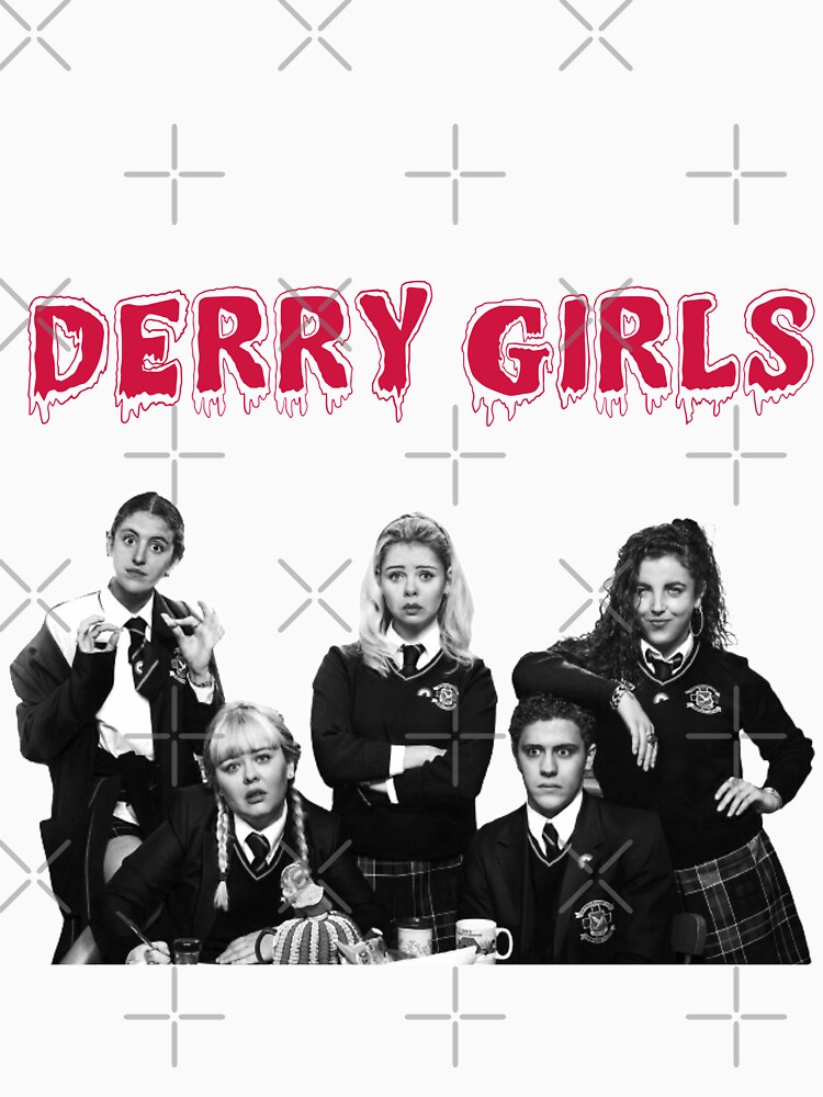 Imagen 7 de 7, Camiseta clásica con la obra chicas derry, diseñada y vendida por fakehala.