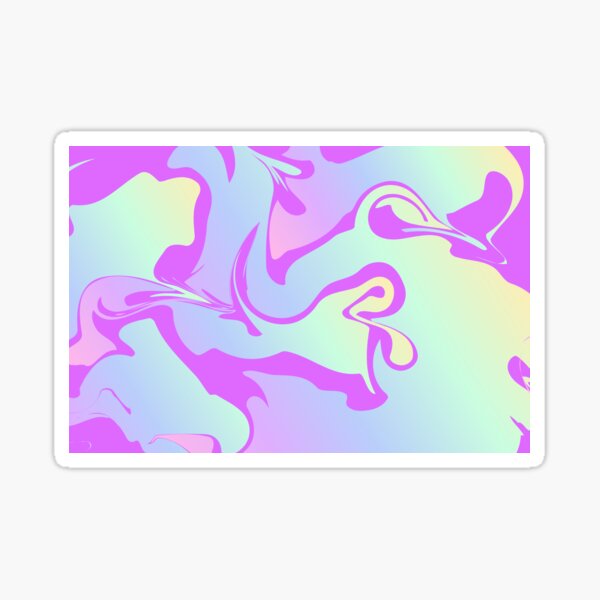 Pastel fun drawing Sticker