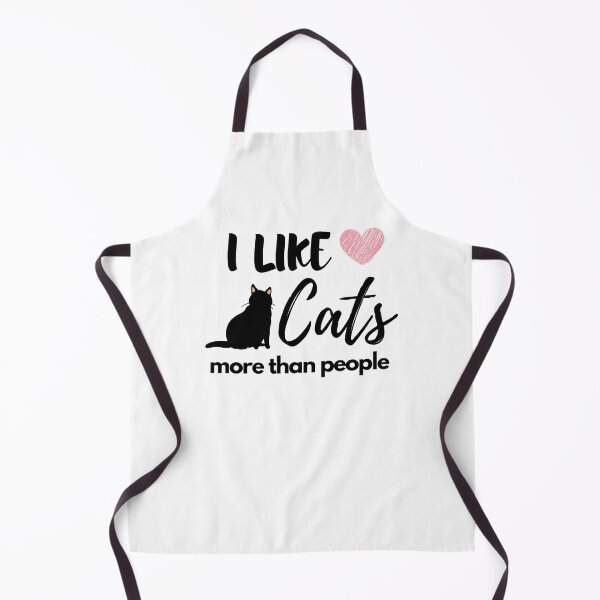 Item preview, I Like Cats More Than People (Black) designed and sold by GiveMePaws.